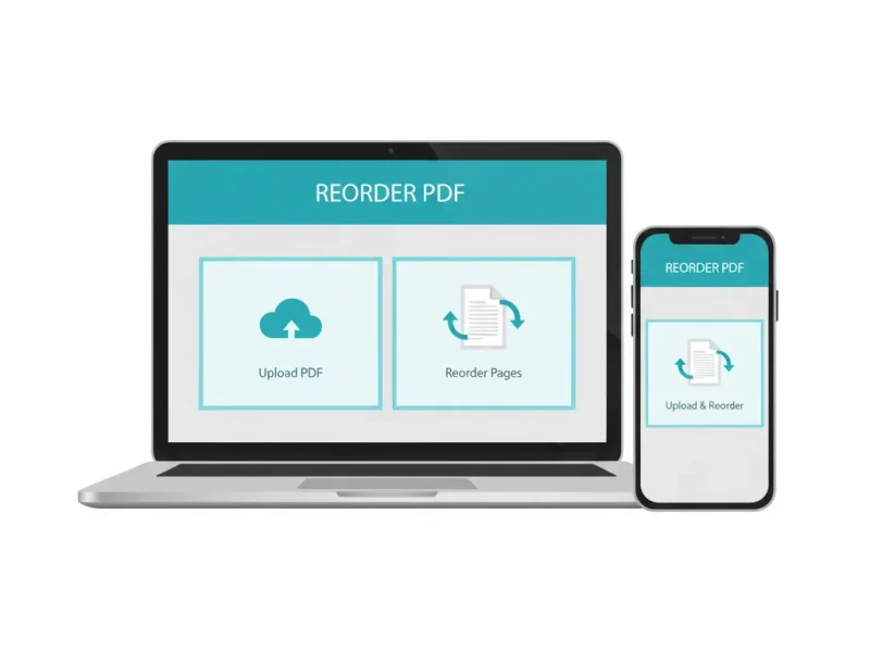 REORDER PDF Reorder PDF Online – Free Tool to Rearrange & Organize PDF Pages